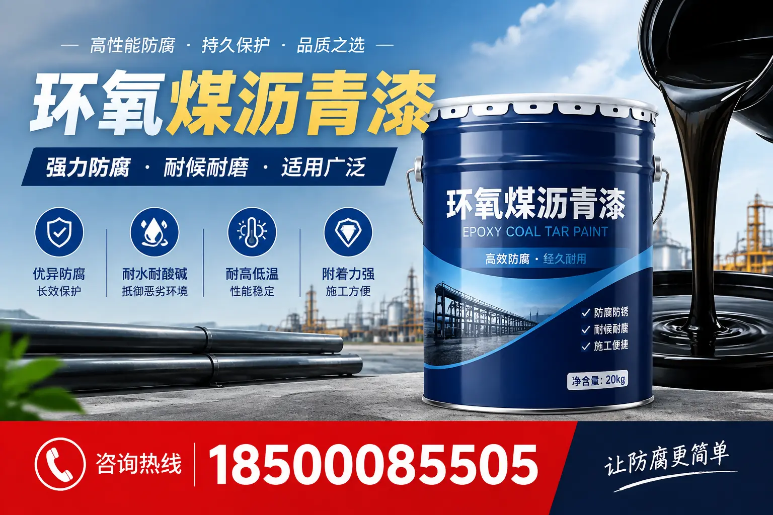 环氧煤沥青漆在不同气候条件下的表现分析，潜江适用性